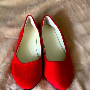 RED BALLET SLIPPERS